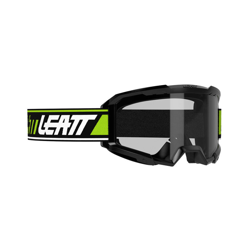 GOGLE LEATT VIZION 2.5 90 VLT BLACK FLUO YELLOW CLEAR OS