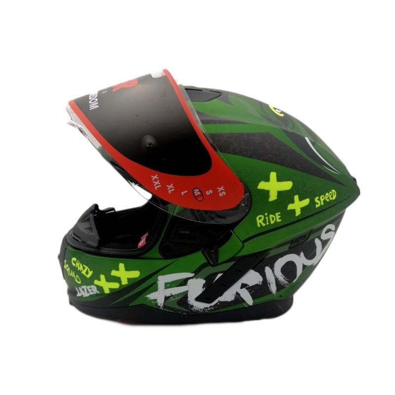 Kask Motocyklowy LAZER RAFALE Oni Zielony (kol. Zielony - Czarny)