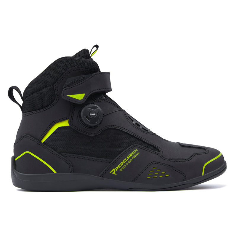 BUTY MOTOCYKLOWE REBELHORN SPARK 2 BLACK FLUO YELLOW