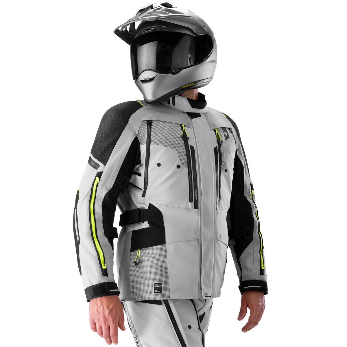 SHIMA HERO 3.0 MEN JKT G2 GREY/FLUO