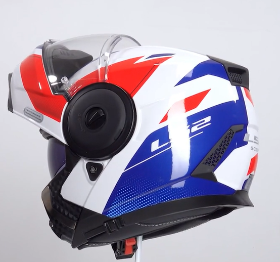 KASK LS2 FF902 SCOPE II DURIA WH.BL.RED +PNLCK