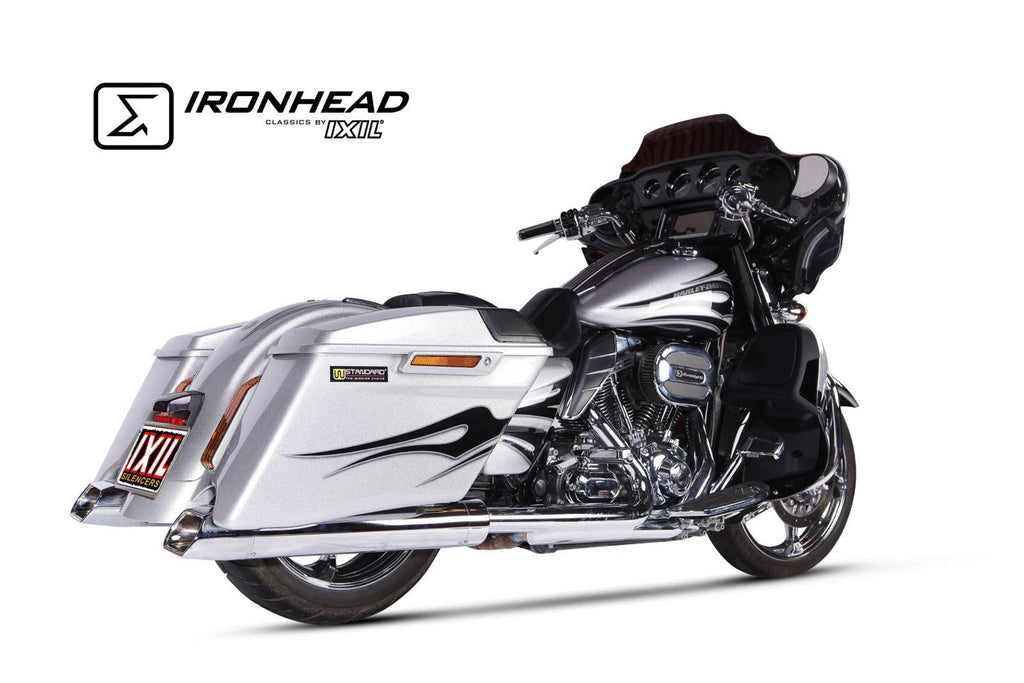 Tłumik IXIL H-D TOURING ROAD KING 2006-2016, typ HC2-1C (waga 4000 Gr., długość 670 mm., materiał Inox AISI304, kolor Bright chr