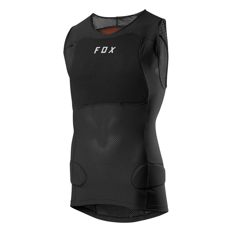 KOSZULKA Z OCHRANIACZAMI BEZ RĘKAWÓW FOX BASEFRAME PRO BLACK