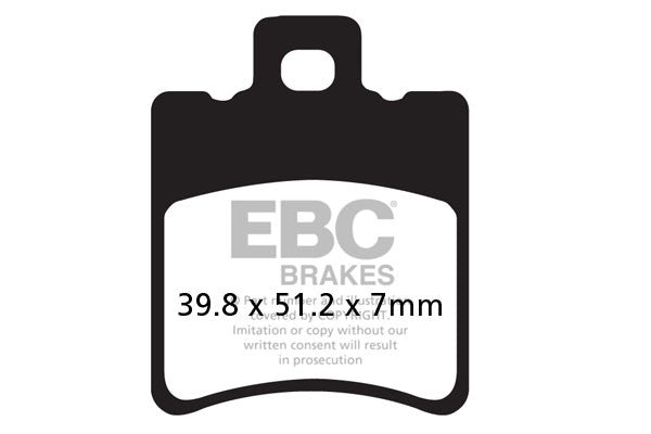 EBC Brakes Klocki hamulcowe EBC SFAC193 skuterowe karbonowe (kpl. na 1 tarcze)