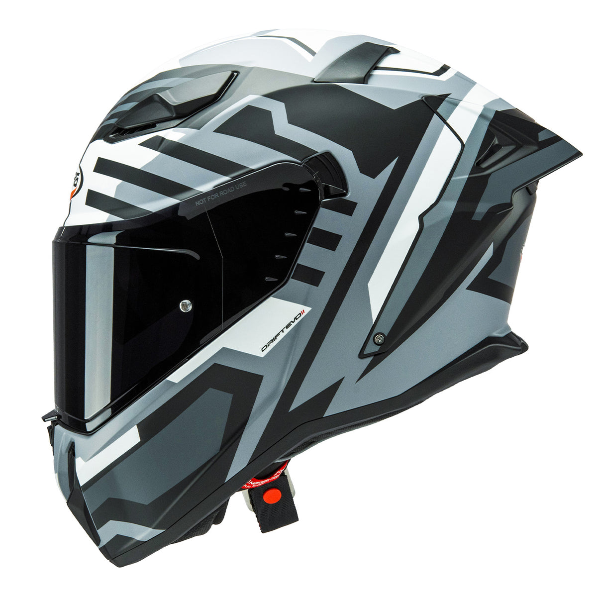 CABERG PROMOCJA KASK INTEGRALNY Z BLENDĄ MODEL DRIFT EVO II HORIZON KOLOR SZARY/CZARNY/BIAŁY MAT (PINLOCK W ZESTAWIE)