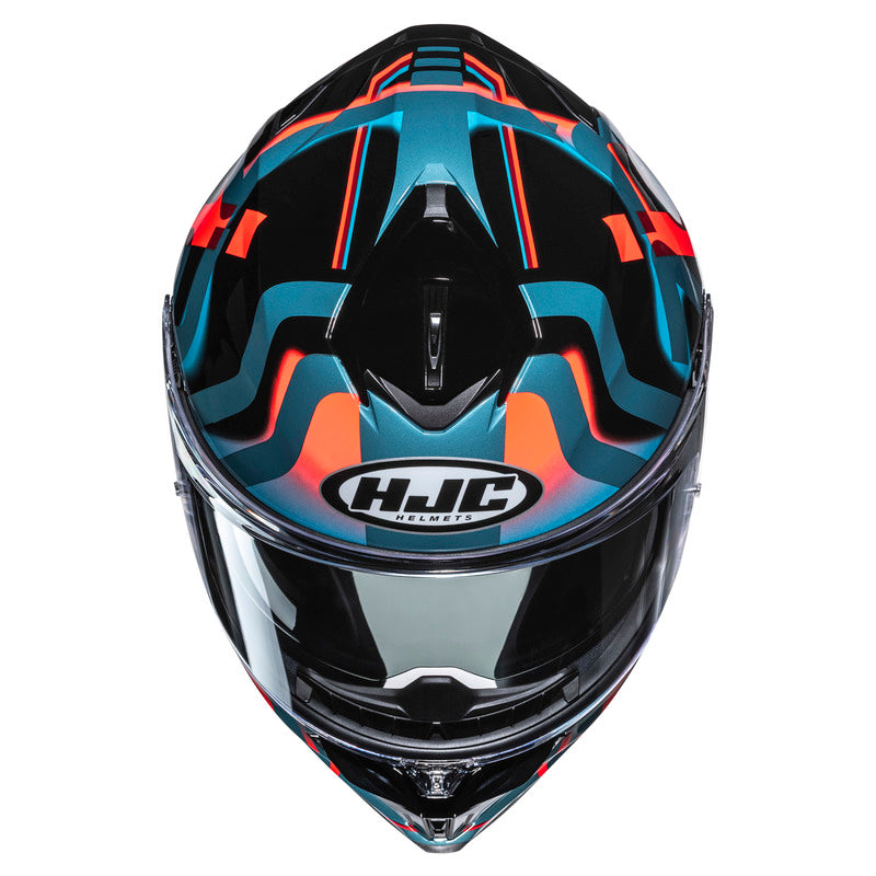 KASK MOTOCYKLOWY HJC I72 TALA BLUE BLACK – zdjęcie 4