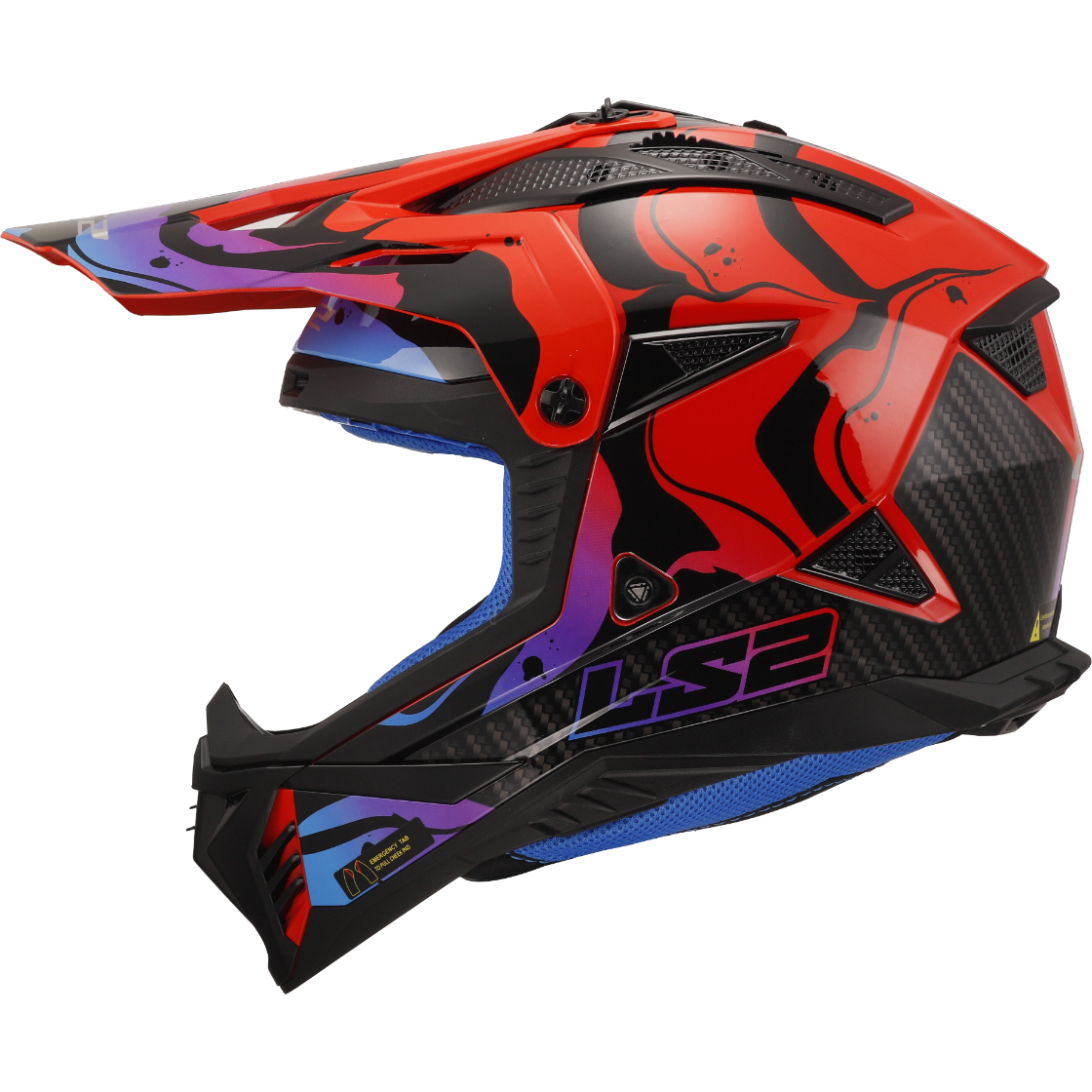 KASK LS2 MX708 FAST II WASH GLOSS RED