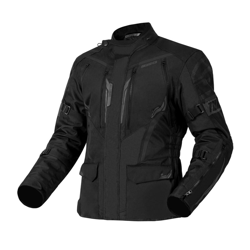 KURTKA MOTOCYKLOWA TEKSTYLNA OZONE TOUR 3 BLACK