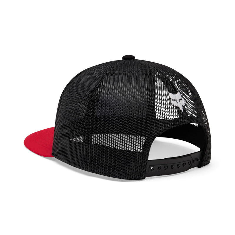 CZAPKA Z DASZKIEM FOX IMAGE PRINT TRUCKER BLACK