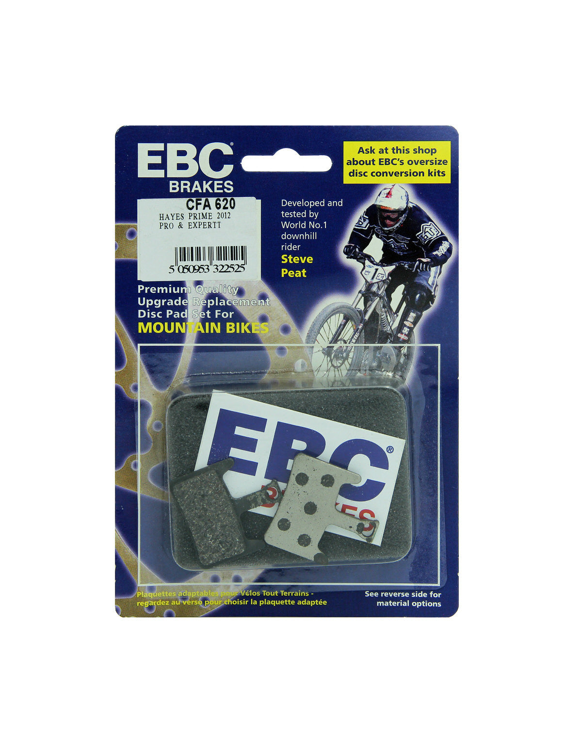 CFA620 - Klocki hamulcowe rowerowe (organiczne) EBC Brakes – zdjęcie 4