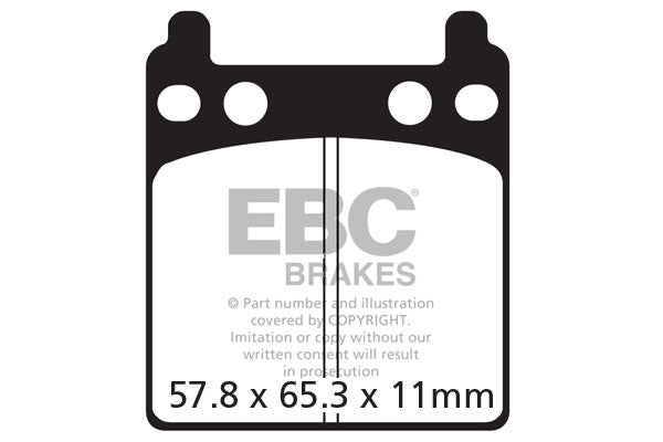 EBC Brakes Klocki hamulcowe EBC FA032 (kpl. na 1 tarcze)