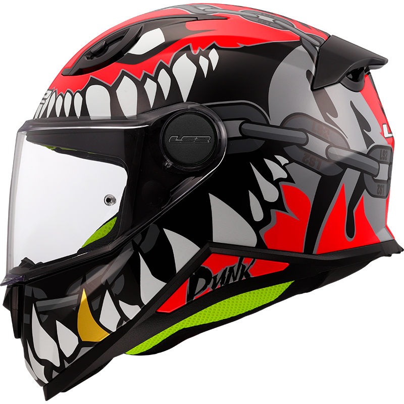 KASK LS2 FF812 KID PUNK GREY RED