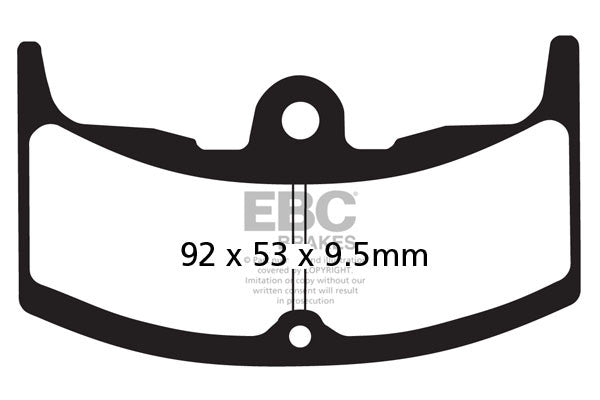 EBC Brakes Klocki hamulcowe EBC FA080/2 (kpl. na 1 tarcze)