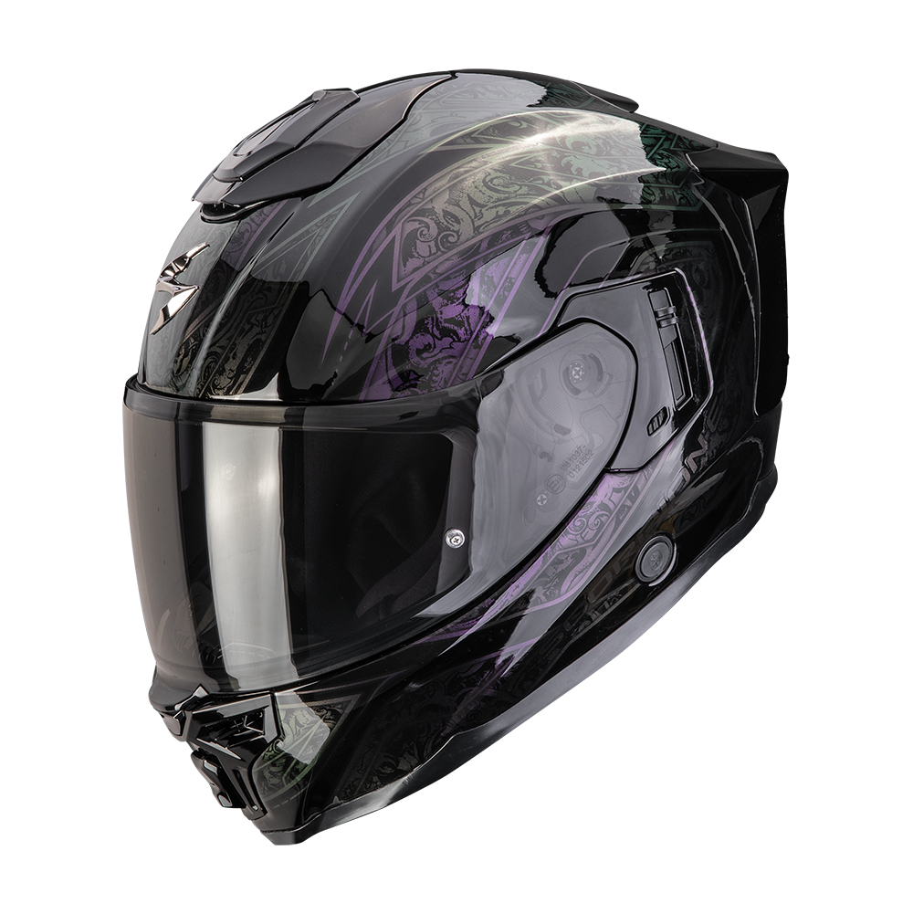 SCORPION KASK EXO-1500 AIR FANTASY BLACK-CHAM
