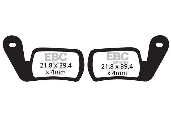 CFA360HH - Klocki hamulcowe rowerowe (spiekane) EBC Brakes