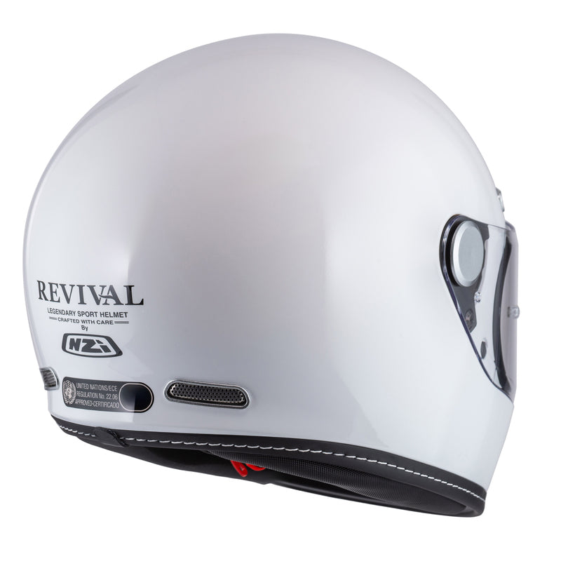 KASK MOTOCYKLOWY NZI REVIVAL WHITE XS