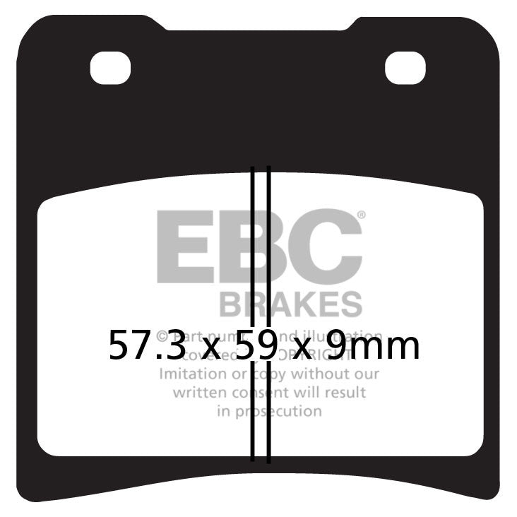 EBC Brakes Klocki hamulcowe EBC FA150 (kpl. na 1 tarcze)