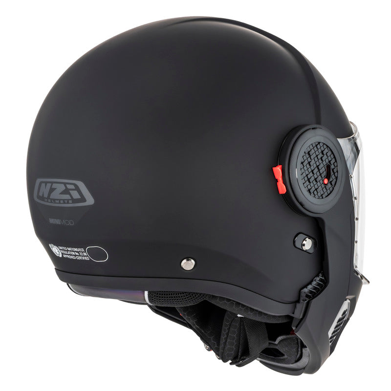 KASK MOTOCYKLOWY NZI MINIMOD DUO MATT BLACK XS