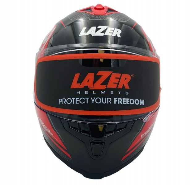 Kask Motocyklowy LAZER VERTIGO EVO Pixel Dark (kol. Czarny - Czerwony)
