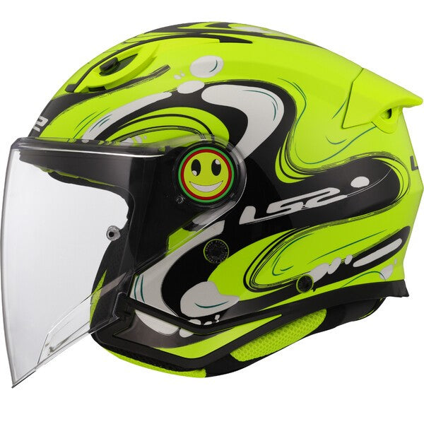 KASK LS2 OF622 FUNNY II GLUP H-VIS YELLOW