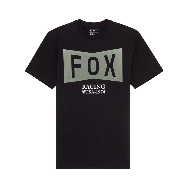 T-SHIRT FOX TYPEFACE PREM BLACK