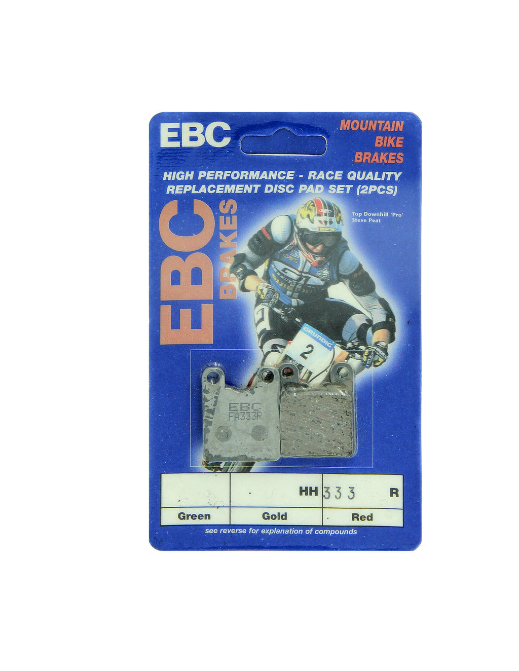 CFA333R - Klocki hamulcowe rowerowe (organiczne wyczynowe) EBC Brakes
