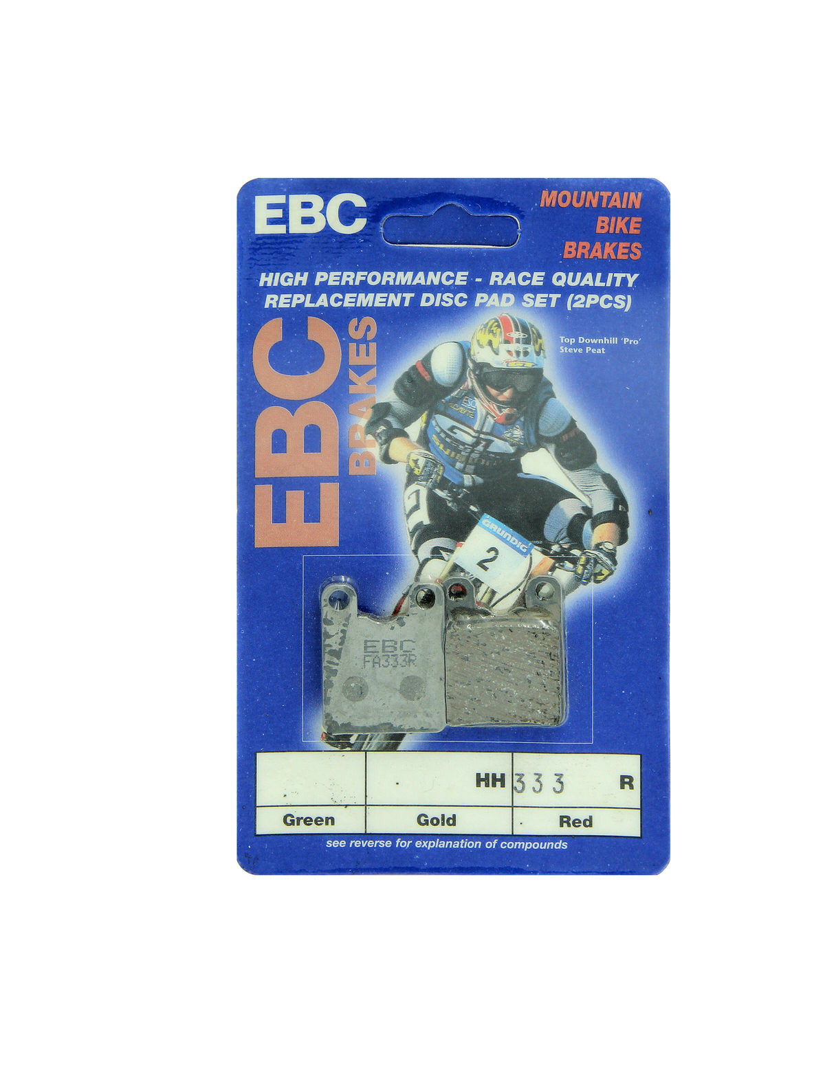 CFA333R - Klocki hamulcowe rowerowe (organiczne wyczynowe) EBC Brakes