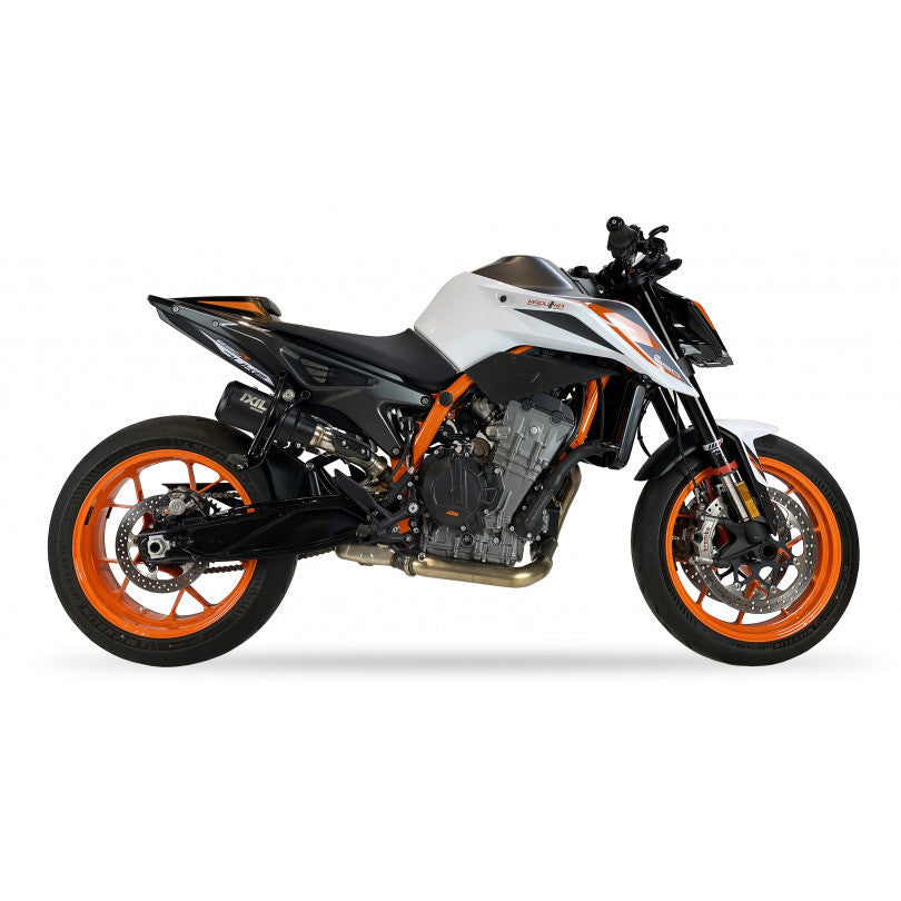 Tłumik IXIL KTM 890 DUKE R 20-23 (KTM 790 DUKE) typ RB (waga: 900g, długość: 230 mm., materiał: Inox AISI304, kolor: Black paint