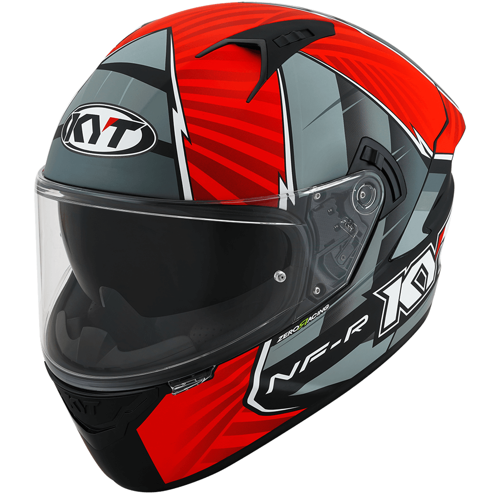 Kask Motocyklowy KYT NF-R XAVI FORES Replica czerwony 2021