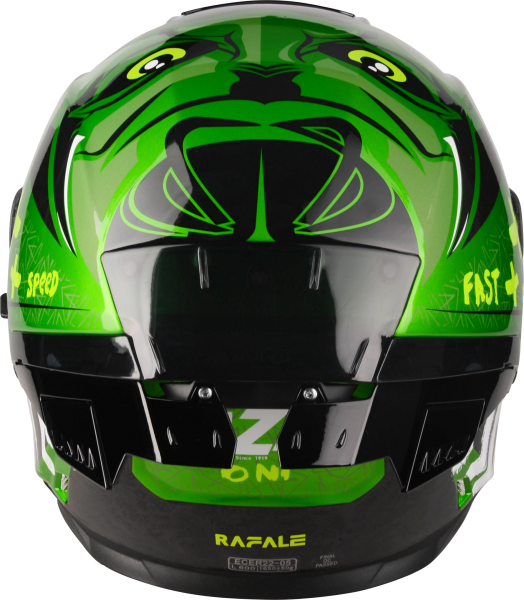 Kask Motocyklowy LAZER RAFALE SR Oni Zielony (kol. Czarny - Zielony) – zdjęcie 6