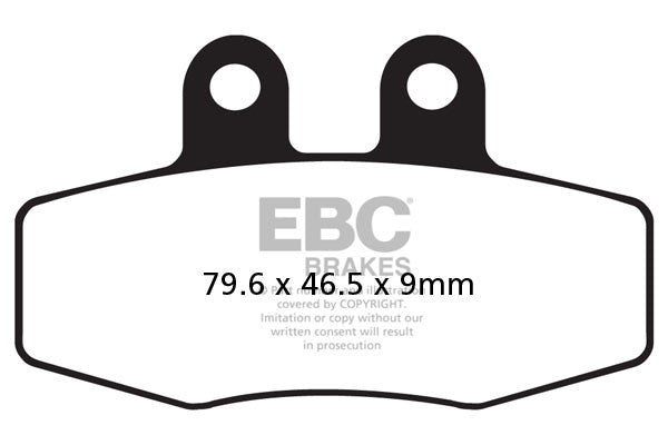EBC Brakes Klocki hamulcowe EBC FA132R (kpl. na 1 tarcze)