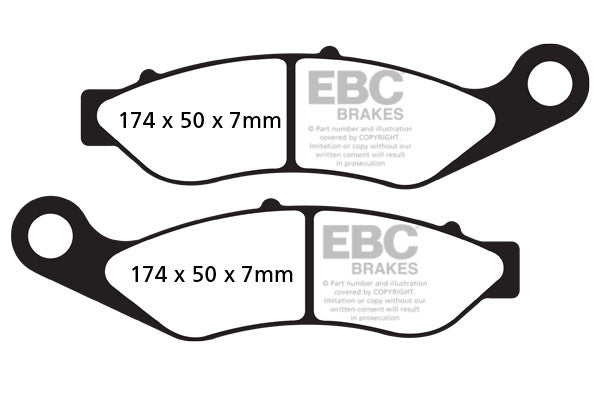EBC Brakes Klocki hamulcowe EBC FA638 (kpl. na 1 tarcze)