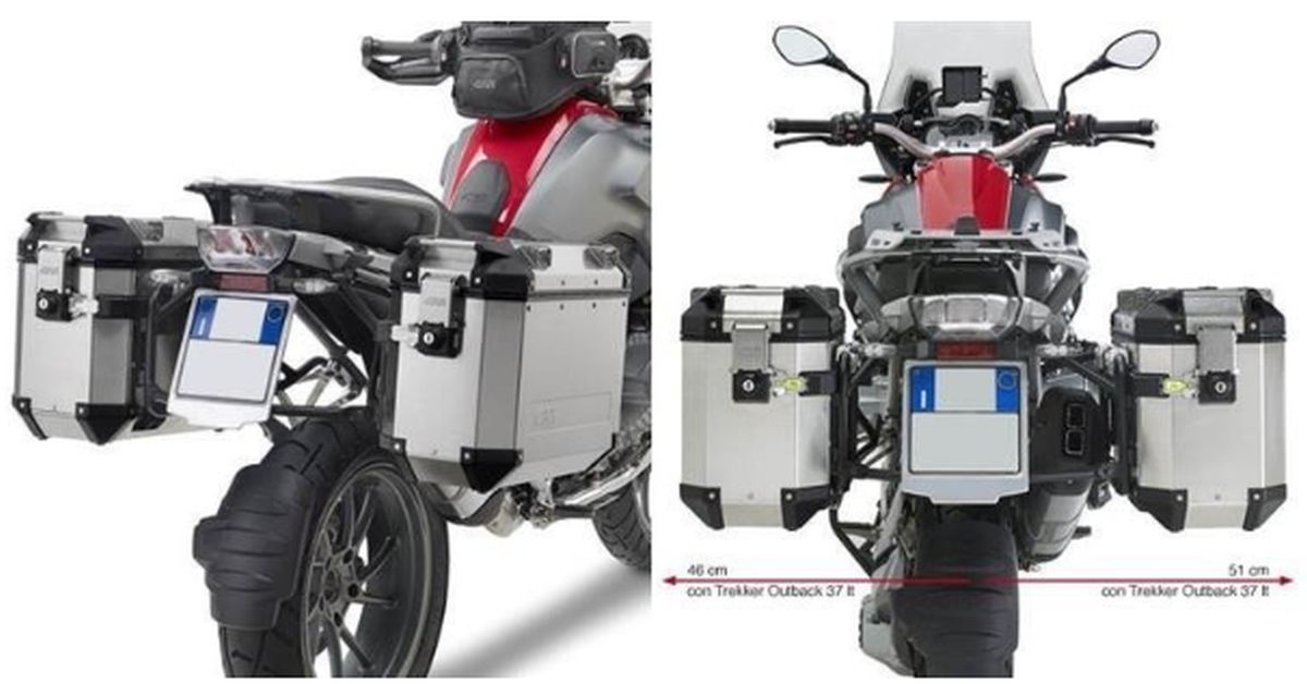 KAPPA STELAŻ KUFRÓW BOCZNYCH MONOKEY CAM SIDE BMW R 1200 GS (13-18), R 1250 GS (19-23), R 1250 GS Adventure (19-24) - POD KUFRY KFR K'FORCE ORAZ KVG K'VOYAGER ALU – zdjęcie 6