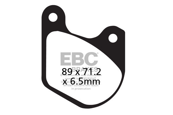 EBC Brakes Klocki hamulcowe EBC FA072V V-PAD (kpl. na 1 tarcze)