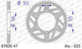 AFAM Zębatka tylna aluminiowa do łańcucha 525 kod 87605-47