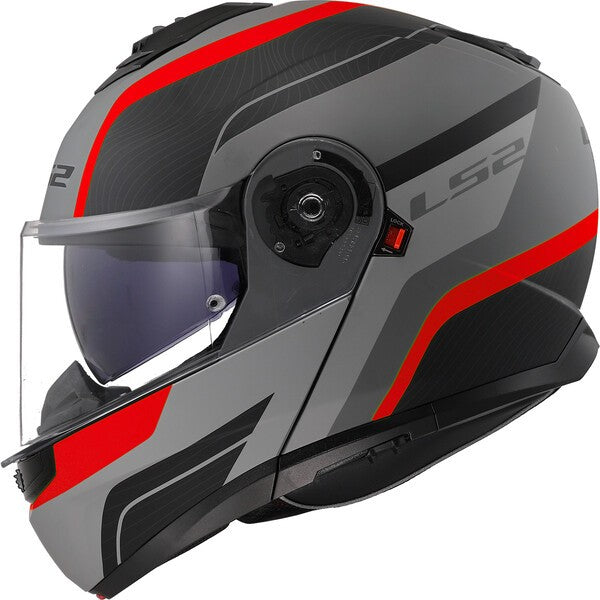 KASK LS2 FF908 STROBE II MONZA BLACK GREY RED