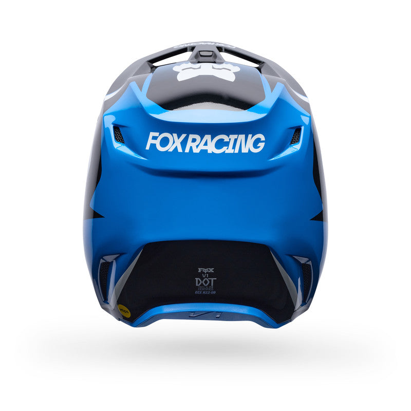 KASK MOTOCYKLOWY FOX V1 FRAME BLUE