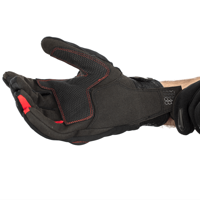 RĘKAWICE MOTOCYKLOWE RST RIDER RED S