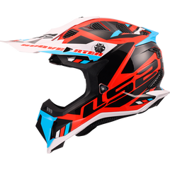 KASK LS2 MX700 SUBVERTER STOMP WHITE BLUE RED