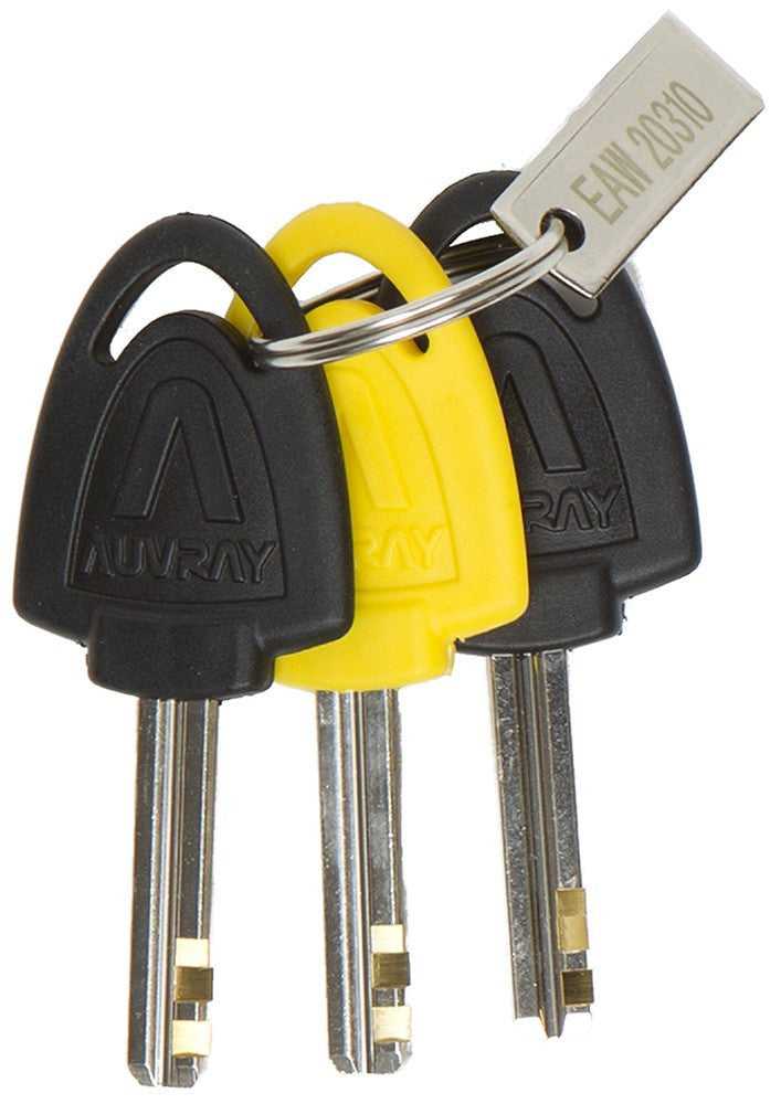 AUVRAY blokada na tarczę z alarmem B-LOCK 10 INOX - stal nierdzewna, średnica bolca 10mm (klasa S.R.A.)