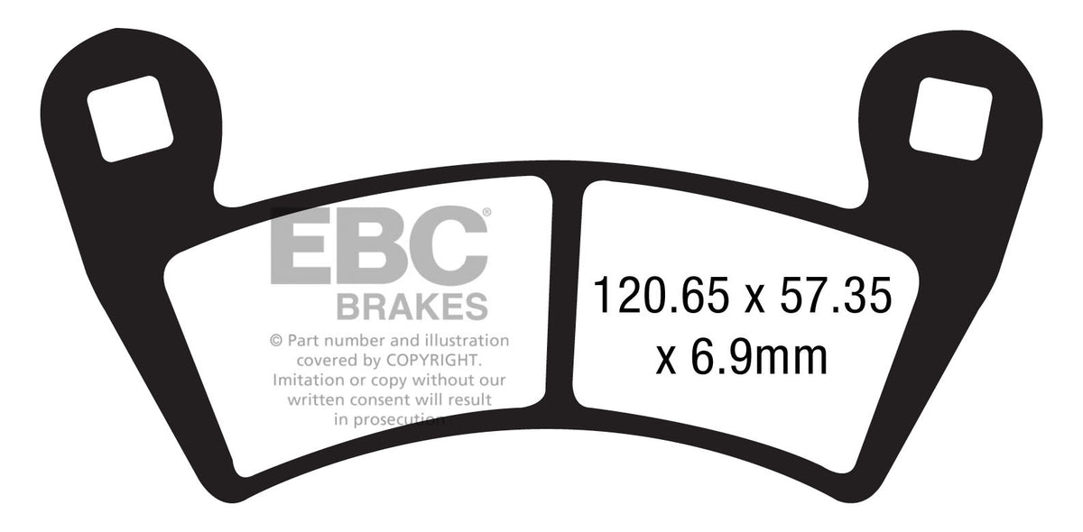 EBC Brakes Klocki hamulcowe EBC FA452R (kpl. na 1 tarcze)