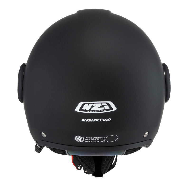 KASK MOTOCYKLOWY NZI RINGWAY 2 DUO MATT BLACK XS