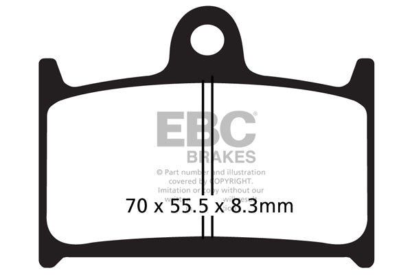 EBC Brakes Klocki hamulcowe EBC FA236 (kpl. na 1 tarcze)