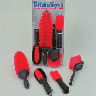 OXFORD ZESTAW SZCZOTEK DO CZYSZCZENIA MOTOCYKLA BRUSH SCRAP 4 PACK (STARY KOD: OF607) – zdjęcie 3