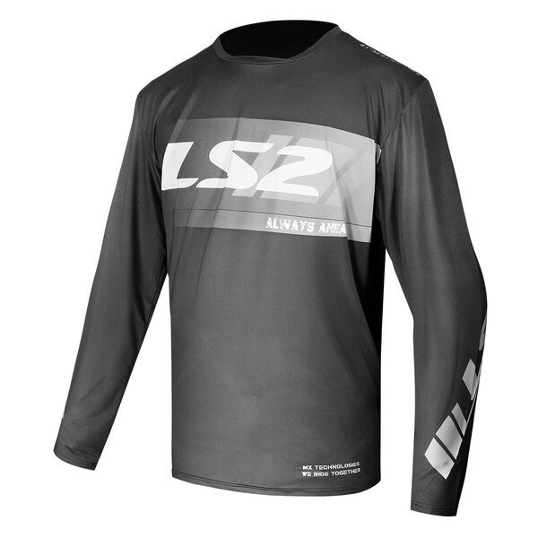 BLUZA LS2 GRAVEL BLACK DARK GREY