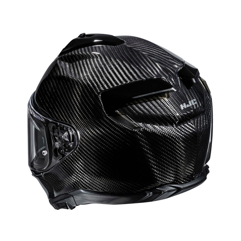 KASK MOTOCYKLOWY HJC F72 SOLID CARBON BLACK – zdjęcie 3