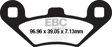 EBC Brakes Klocki hamulcowe EBC SFAC650 skuterowe karbonowe (kpl. na 1 tarcze)