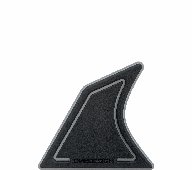 ONEDESIGN Grip Boczny HDF Uniwersalny 144,2x134,2mm czarny 2 szt.