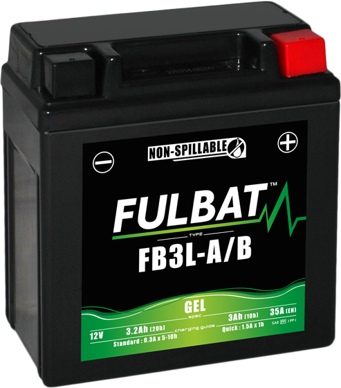 Akumulator FULBAT FUL GEL- FB3L-A / FB3L-B / YB3L-A / YB3L-B (Żelowy, bezobsługowy)