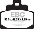 EBC Brakes Klocki hamulcowe EBC SFAC681 skuterowe karbonowe (kpl. na 1 tarcze)